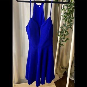 Like new fun blue mini dress